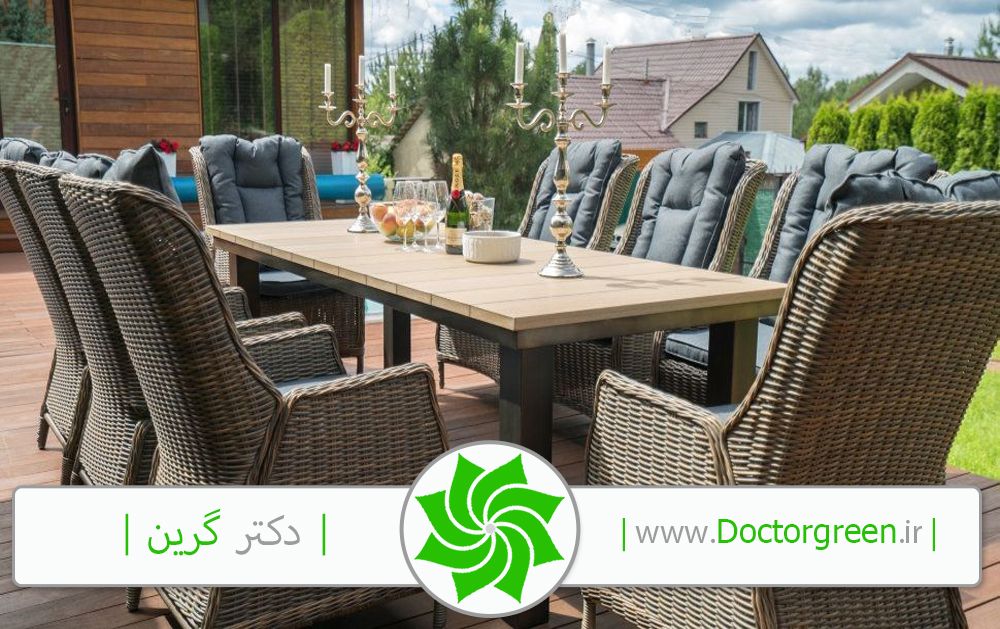 مبل حصیری پلاسیکی